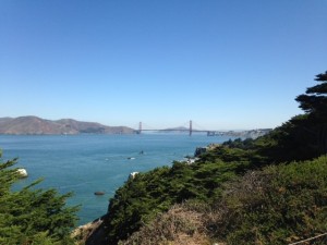 View Towards the Golden Gate Bridge